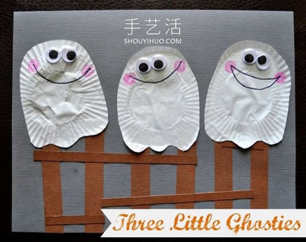 A simple and cute hand-making tutorial for three ghost cards