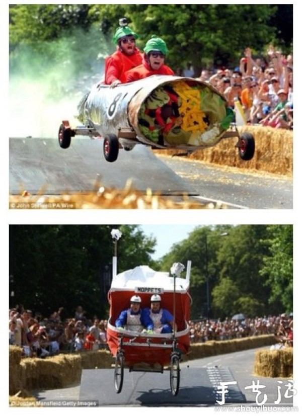 Londons soapbox racing competition, British creativity is invincible! 