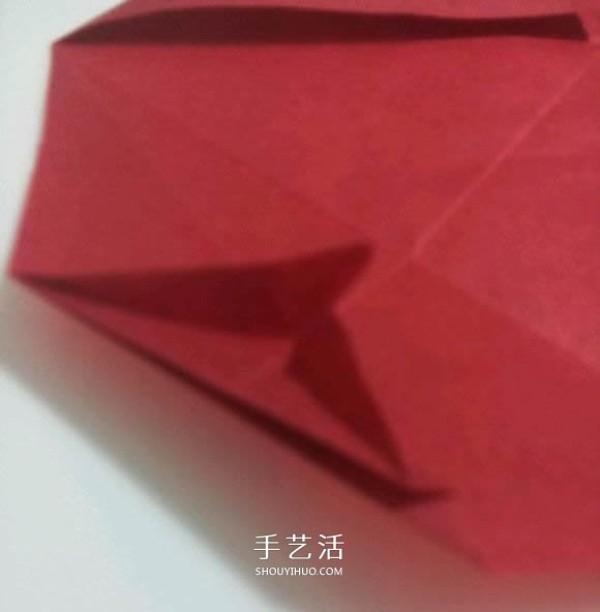 The process of folding the auspicious beast Kirin, the illustrated process of folding the Origami Tetsushi Kamiyas Kirin