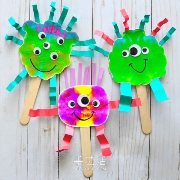 How to make cute monsters by hand in kindergarten easily