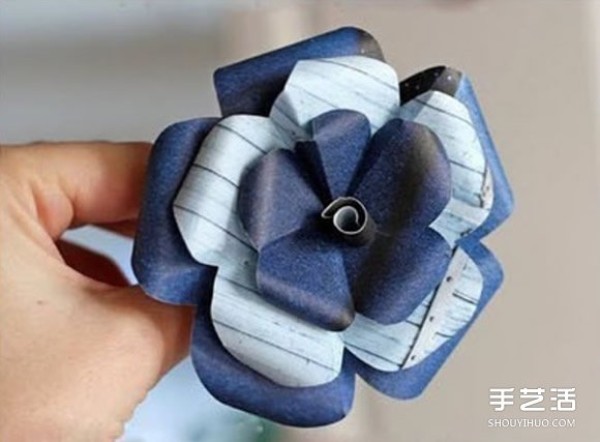 How to fold paper flowers with illustrations of how to make handmade paper flowers