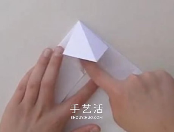 Flat rose folding diagram and combined flat rose origami tutorial