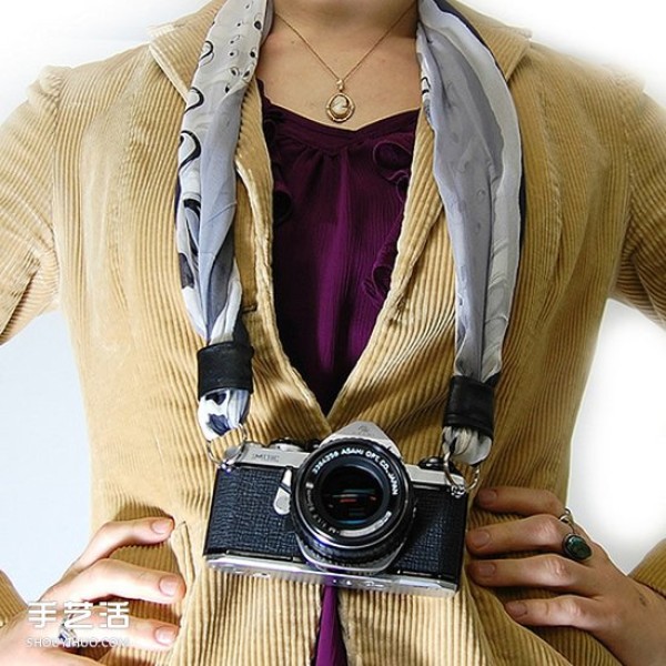 How to make a silk scarf and camera strap and illustrate how to make a handmade silk scarf and make a camera strap tutorial