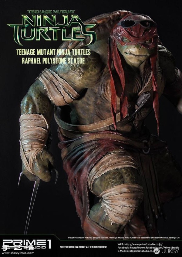 Appreciation of the 1/4 scale statue of Raphael, the Teenage Mutant Ninja Turtles