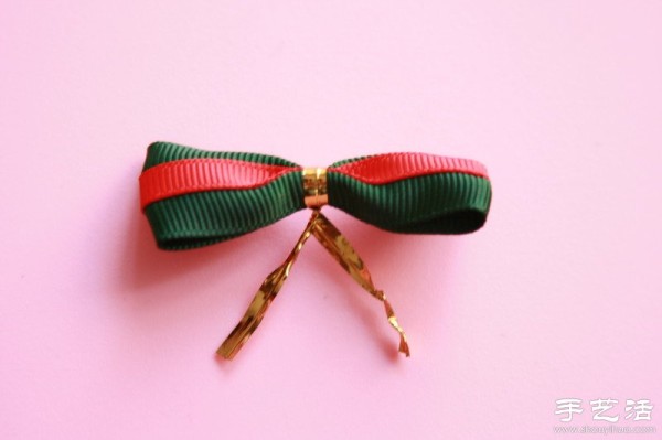 The simplest way to make a bow/bow hairpin