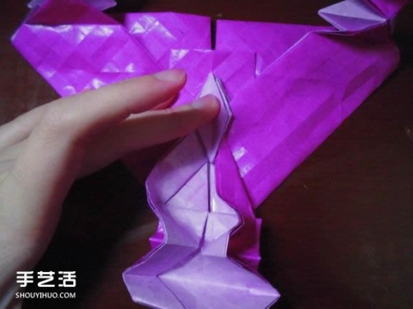 Die Lianhua Love Origami Illustration of Creative Love Origami Step by Step