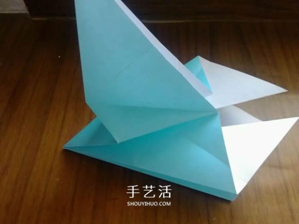 How to fold an eight-petal chrysanthemum and illustrate the 3D chrysanthemum origami tutorial for the Double Ninth Festival