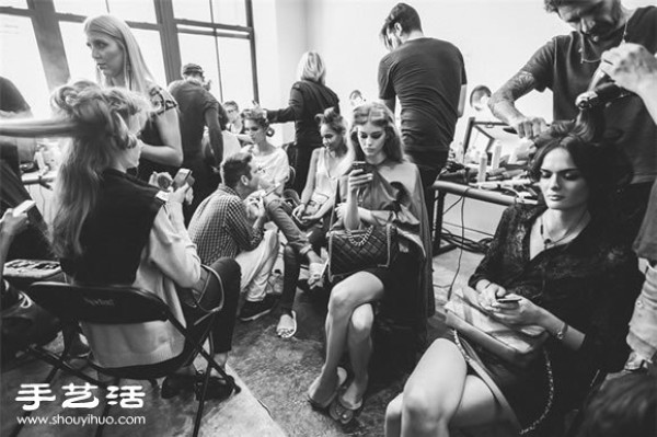 Photographer Driely S shows backstage at New York Fashion Week