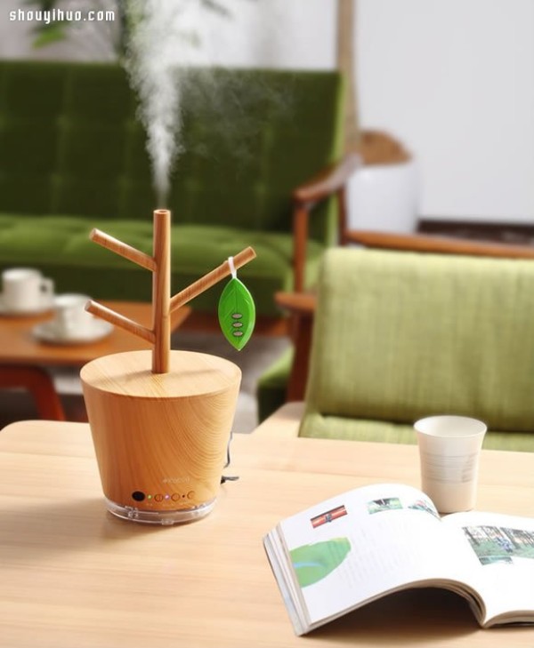 Nordic simple style tree shape humidifier design