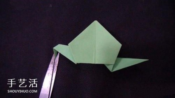 How to make origami snails for children, simple snail folding illustrations