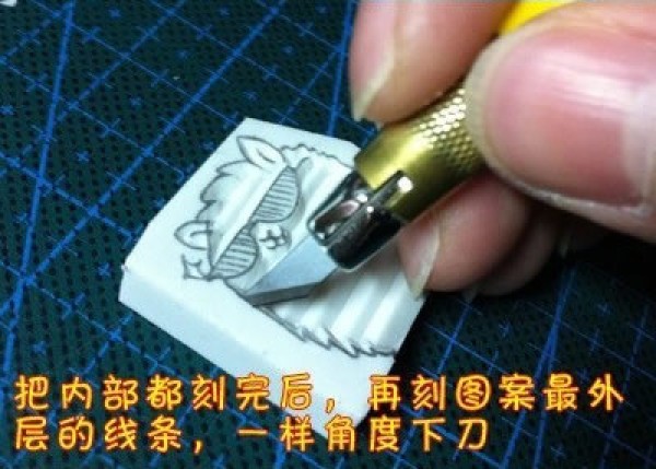 An introductory tutorial on hand-engraved rubber stamps, a basic tutorial on rubber stamps and illustrations