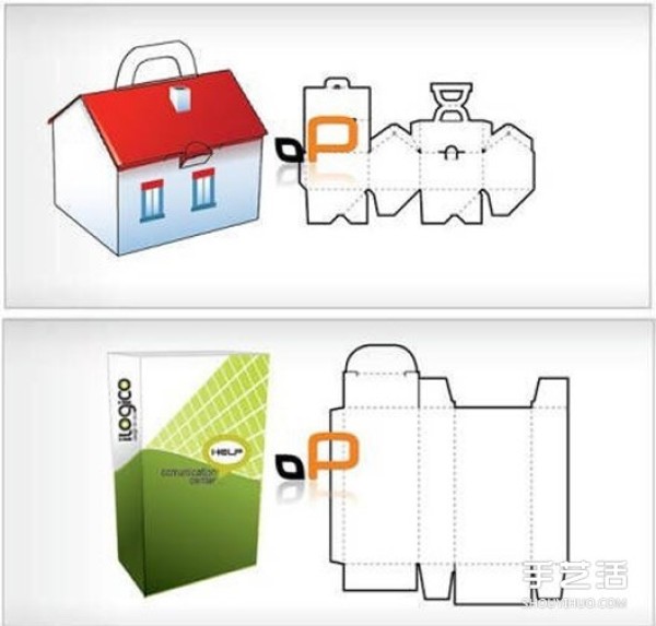 18 ways to fold handmade origami packaging boxes with printed drawings