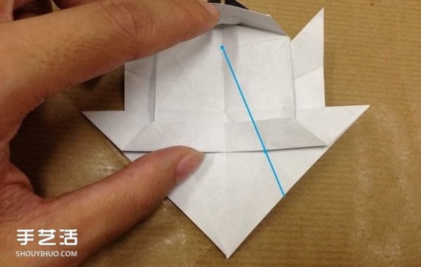 Small animal origami step-by-step diagram, using paper to fold small animals, illustrated method