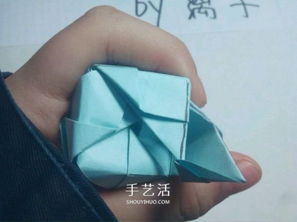 Teach you folding step by step! Detailed illustration of Kawasaki rose origami process