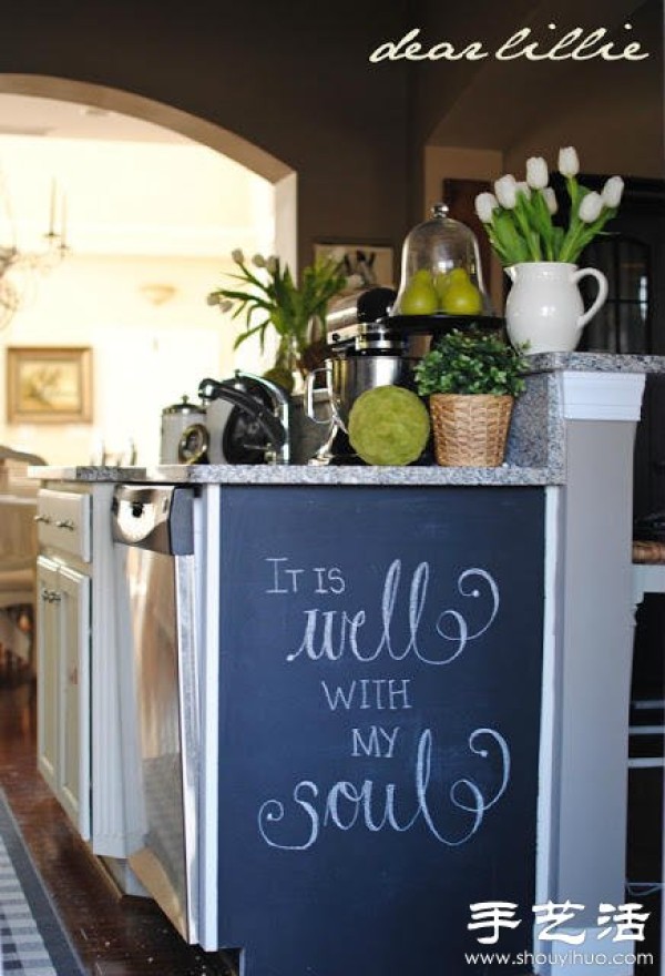 DIY some beautiful and practical small blackboards for home decoration