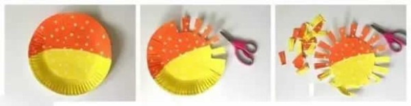 How to make cartoon puffer fish on kindergarten handmade puffer fish dinner plates