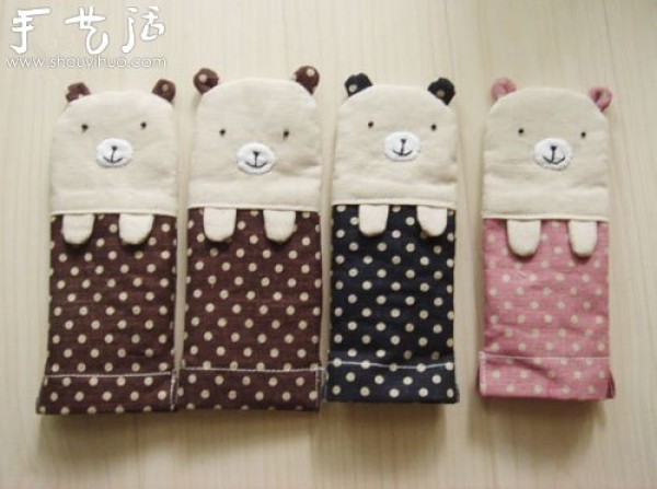 DIY cute patchwork mobile phone bag patchwork mobile phone bag production method