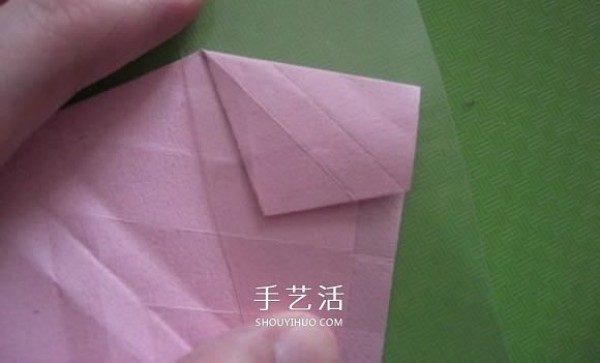 Fukuyama Rose Folding Illustrated Tutorial with clear and large pictures of Fukuyama Rose Origami