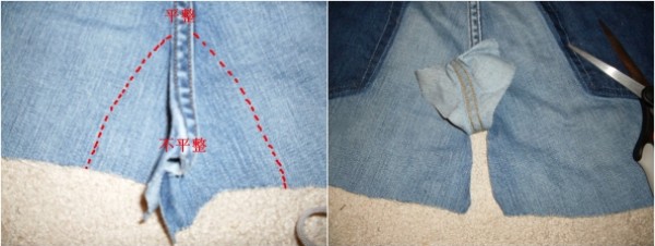 Tutorial on making a DIY apron out of old jeans waste