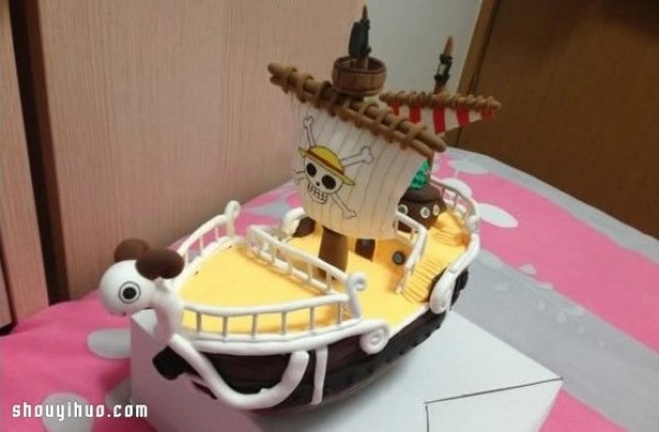 One Piece Golden Meri Pirate Ship Clay Making Illustrated Tutorial