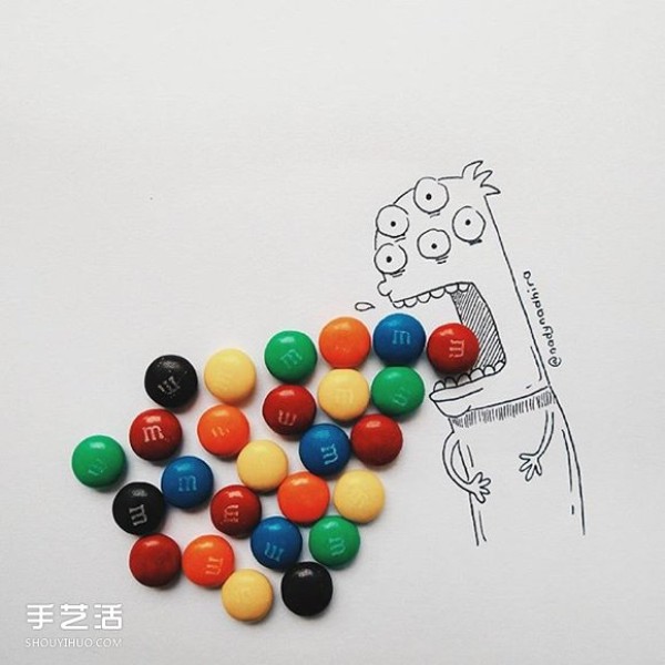 My childhood favorite snacks creative DIY, surprising and funny illustrations