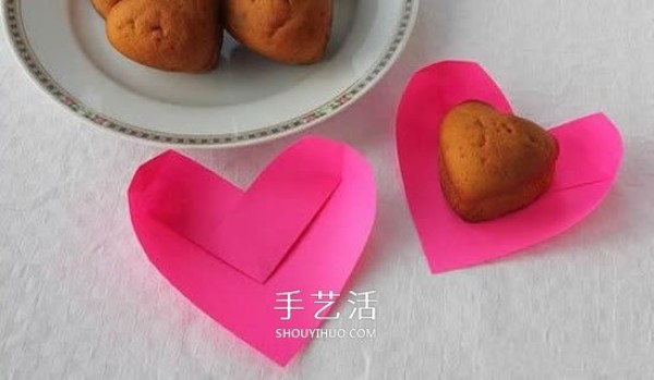 How to fold a simple love box, how to fold a heart-shaped box with one piece of paper,