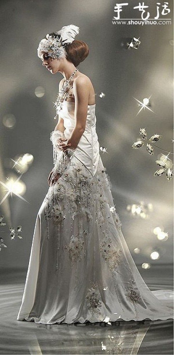 Luxurious and beautiful wedding dress, make you the most beautiful bride