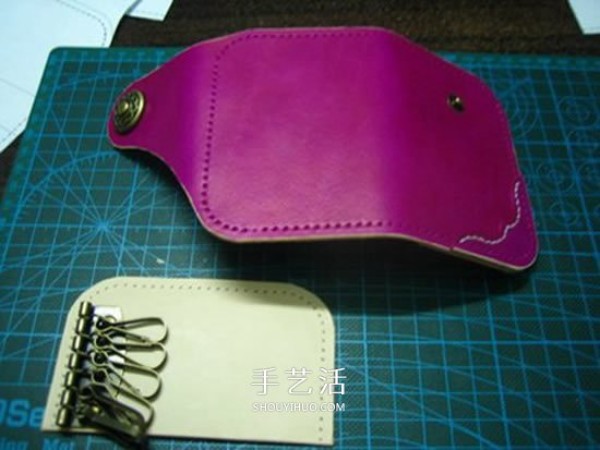 Redmoon Leather Card Holder Making Homemade Womens Leather Key Bag Tutorial