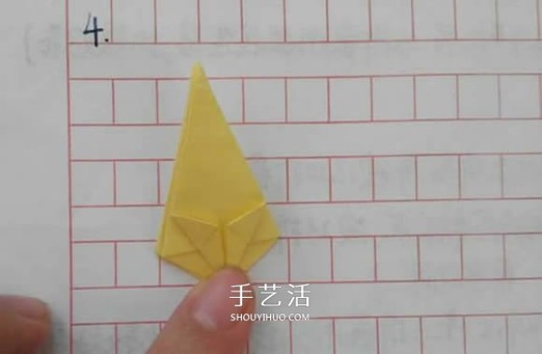 Five-petal Sato Rose Folding Illustration How to Fold Sato Rose Step by Step