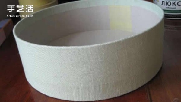 How to make a round cloth box tutorial round fabric storage box DIY diagram