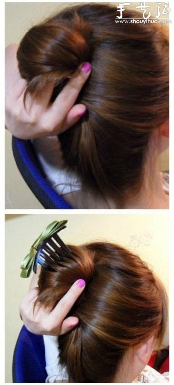 How to do a simple bun hair, a simple bun hair tutorial