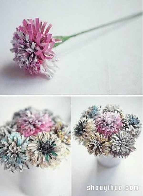 Abandoned magazines turned into treasure DIY handmade beautiful handmade paper flowers