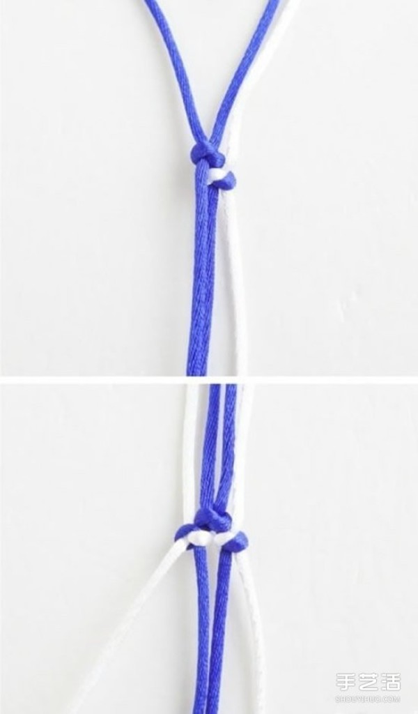 How to weave a blue and white porcelain bracelet, how to weave a DIY blue and white porcelain bracelet