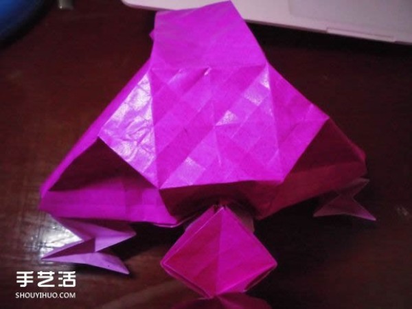 Die Lianhua Love Origami Illustration of Creative Love Origami Step by Step