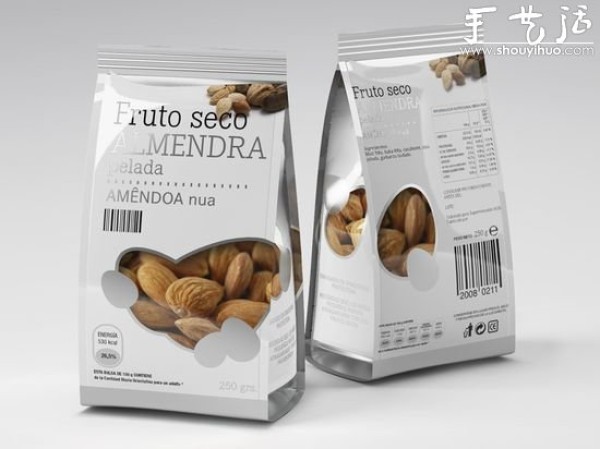 Fruto seco nut packaging design appreciation