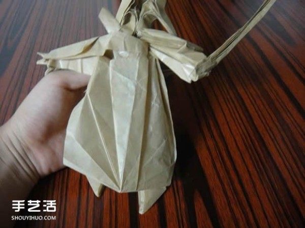 Shagugan no Shana origami illustration anime character Shana origami tutorial