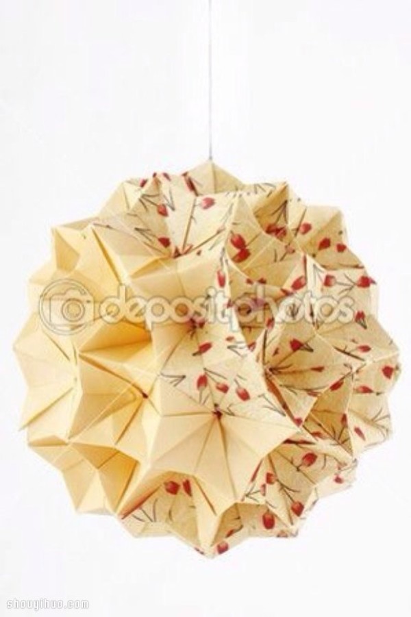 Appreciation of the beautiful handmade origami flower balls (2)