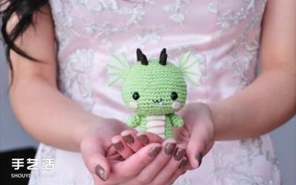 Knitting to make cute little dragons with crochet DIY