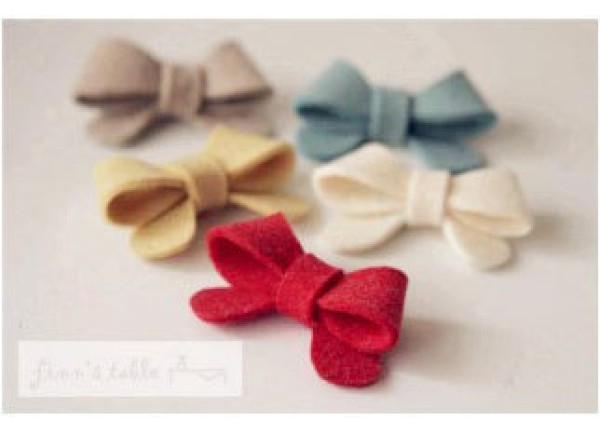 Non-woven bow hair ornaments and headdress handmade DIY illustrated tutorial