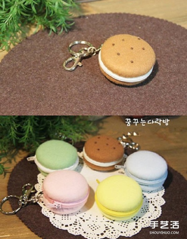 Macaron Coin Purse Tutorial DIY Macaron Coin Purse Illustration