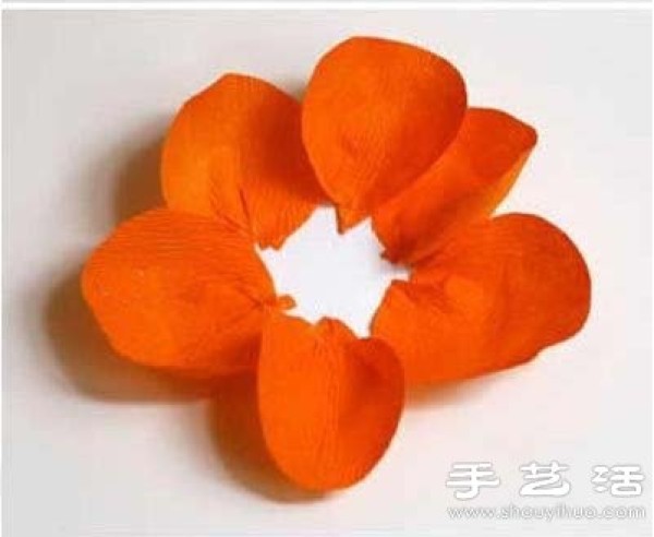 Illustrated Tutorial for Making Handmade Flowers from Silk Pattern Paper