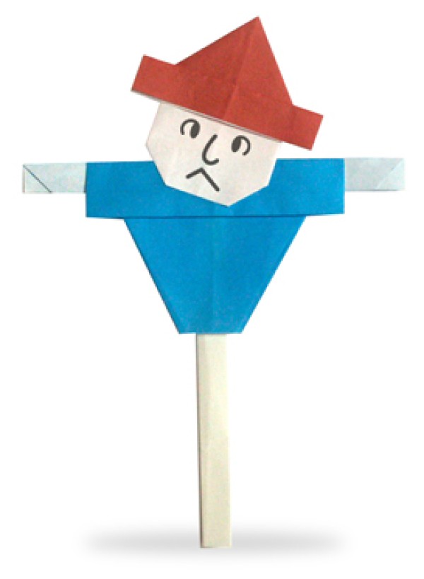 How to Origami a Scarecrow