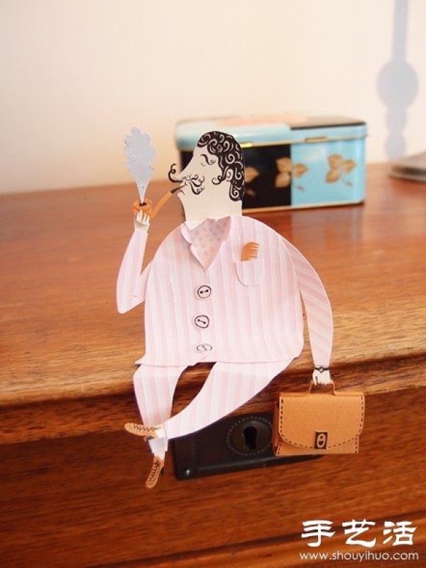 Interesting Paper Sculpture - A humorous and blessed little paper man