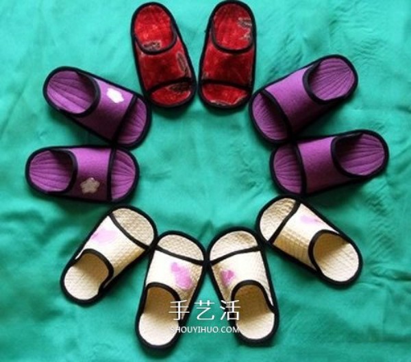 How to make your own sandals and a illustrated tutorial for DIY slippers in the summer