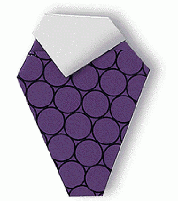 How to Origami a Purple Grape Bunch