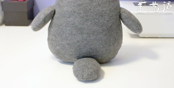 Tutorial on handmade DIY Totoro plush doll