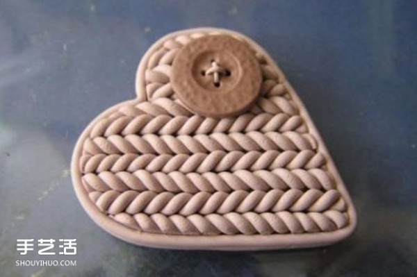 How to DIY a braided love brooch using polymer clay or clay