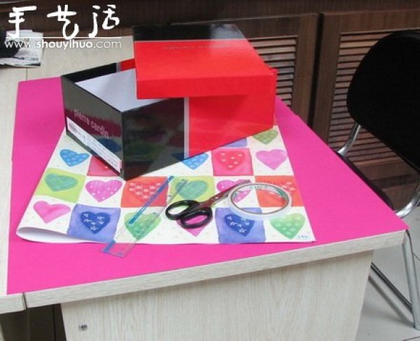 How to make beautiful storage boxes from waste shoe boxes