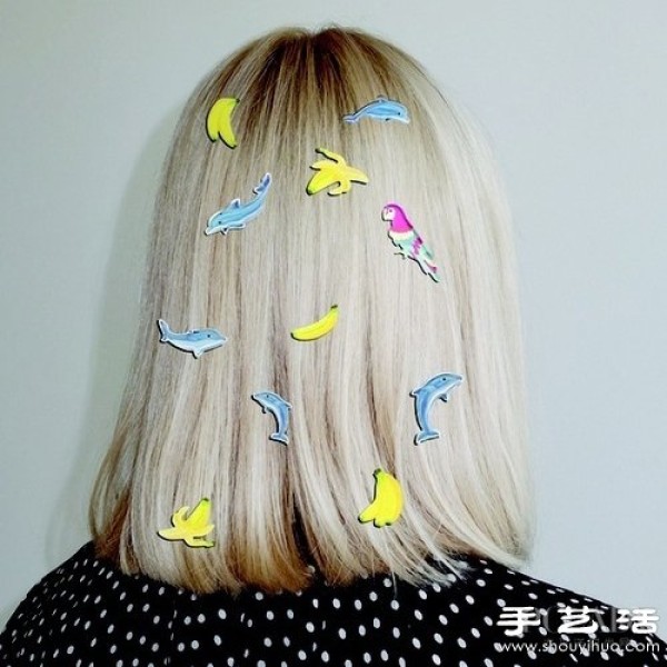 DIY summer eye-catching hair accessories to feel cute