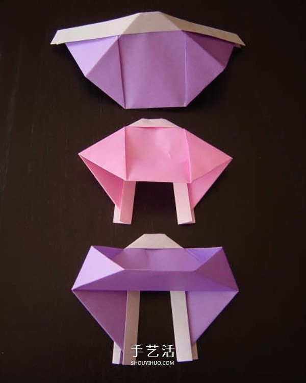 How to make origami napkin and kimono with simple illustration of folding napkin and kimono